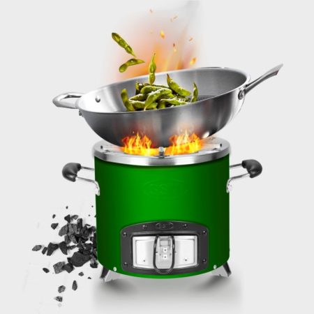 Ecocosi cocina leña multifuncional Green - Olecrammi
