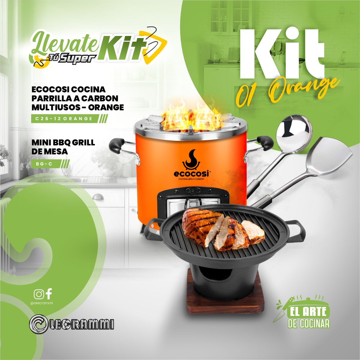 Kit Orange Ecocosi