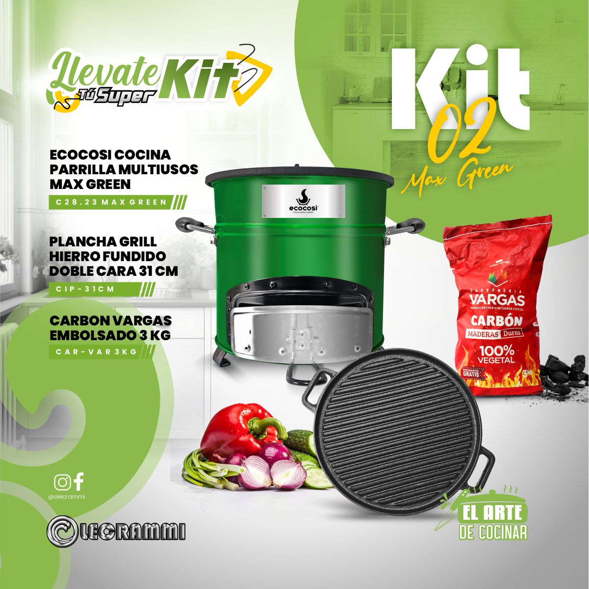 Kit Ecocosi Max Green